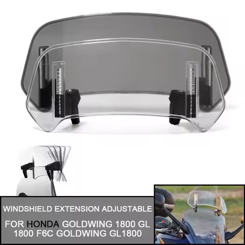 For HONDA GoldWing 1800 GL1800 F6C Goldwing GL1800 GoldWing F6B Motorcycle Windshield Extension Adju