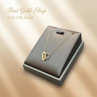 22K / 916 Gold Ring Necklace by Best Gold Shop