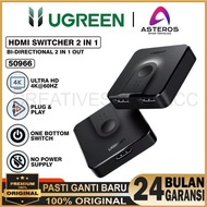Ugreen Switch Selector Hdmi 4K 3 in 1 Out Bi-Direction Sharing 2 in 1 Hdmi