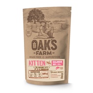 Kitten with Salmon Grain Free (400g) | Oaks Farm Cat Dry Food