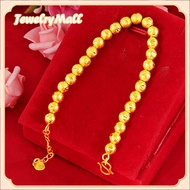 emas 916 original gold   Fashionable temperament car flower transport bead bracelet womens free box