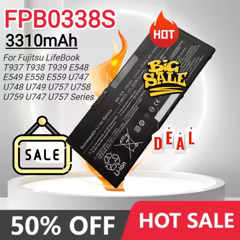 FPB0338S Laptop Battery for Fujitsu LifeBook U758 U747 U748 U757 E558 E548 T937 T938 FPCBP529 FMVNBP