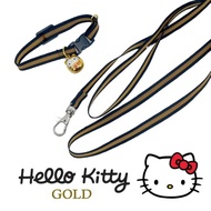 HELLO KITTY cat necklace + leash