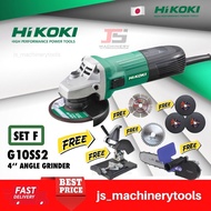 Hikoki 4” Angle Grinder G10SS2 G 10SS2 100mm Hitachi 100%Original Full Package Mesin Canai
