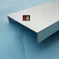sale Lis U Aluminium 1.9cm x 10cm x 1.9cm Silver berkualitas