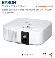 Epson Dreamio EH-TW6250 4K 投影機