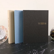 Chuyu 20K雙格相本/相冊/相簿/明信片收納/20張黑色內頁/側邊置入