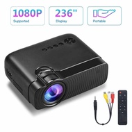 Mini LED Projector 1080P Supported 3500 Lux 50000 Hours Lamp Life 236 Inch Display Portable Movie Pr