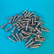 [ 25 - 100PCS ] Honda Body Bolts Vario ScoopyBEAT | Chrome Screwdriver Wrench | M4 x 16