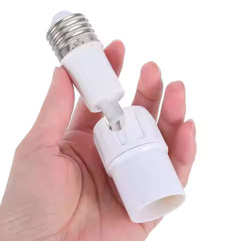 4Pcs Light Socket Extender Adjustable E27 Extending Bulb Socket Adapter for Home Indoor Outdoor Ligh