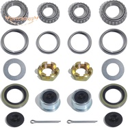 2 Sets 3500 LB Boat Trailer Axle Bearing Kits, L68149 L44649 Bearing Kits, 171255TB/10-19 Grease Sea