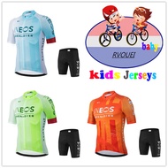 Baby Ineos Kids Cycling Clothing Short Sleeve Summer Cycling Jersey Set for Boys MTB Bike Bicycle Ch