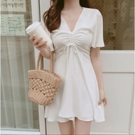 MINI DRESS FRONT DRESS JUMBO WOMEN'S DRESS S-4XL