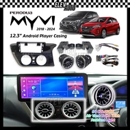 Perodua Myvi G3 Facelift 2018 - 2026 12.3" BBA Casing Android With Socket Accessories Mercedes-Benz