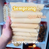 SEMPRONG ROLL 1 kg / SEMPRONG RENYAH SEKALI / Semprong Wijen / Semprong Panjang / Kiloan