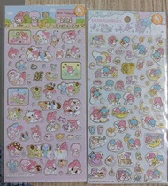 Sanrio 燙金貼紙（CK鼠，大口仔，Melody，小神仙）
