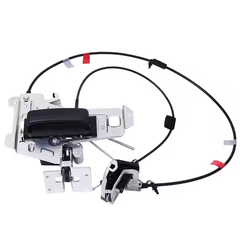 A62E-For E150 E250 E350 E450 Econoline 1992-2014 Right Sliding Door Lock Latch W/Cable 6C2Z-15264A00