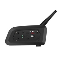 V6 Helmet Bluetooth Intercom Headset One for 5 Real-Time Intercom Music Sharing 15m Skiing