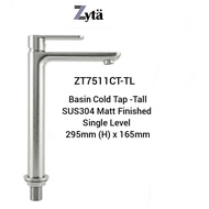 zyta tall tap zt7511ct-tl stainless steel 304 cold tap