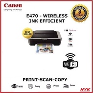 Canon E470 PIXMA Ink Efficient WiFi Printer  * Canon E470 Wireless All-in-One Printer. SIMILAR HP  2