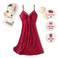 High Quality Satin Silk Nightgown Brand XAVA V299