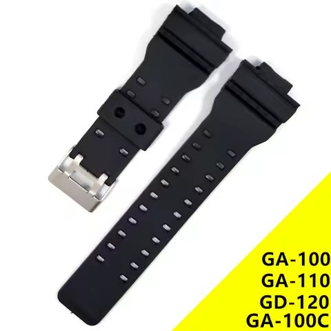 Soft Silicone Strap For GA-100 GA-110 GA120 Sport Watch Band Bracelet for GD100 GD110 GD-120 GW-8900