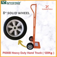 '' MYSTAR'' P600B HEAVY DUTY HAND TRUCK TROLLEY-8'' SOLID WHEEL