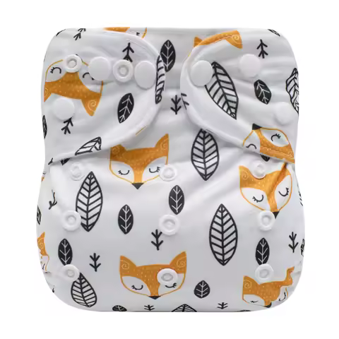[Sigzagor]Baby Pocket Cloth Diaper Nappy Reusable Adjustable Washable Mcrofleece Inner 3kg-15kg 8lbs