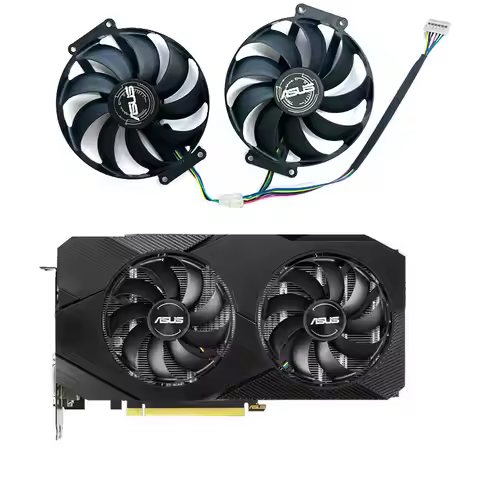 89MM New For ASUS GeForce RTX2060 2060S 2070 GTX1660 1660S1660ti DUAL EVO OC V2 Graphics Card Replac