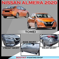 NISSAN ALMERA 2020 TOMEI STYLE FULLSET SKIRTING (FRONT SKIRT ,SIDE SKIRT, REAR SKIRT,SPOILER)MATERIA