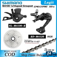 Shimano DEORE M4100 10 Speed Groupset Shifter Cassette Sprocket M4120 Rear Derailleur HG54 Chain
