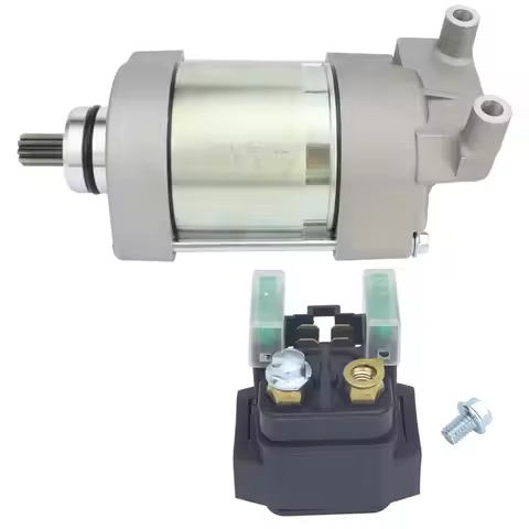 Starter Motor & Relay for Yamaha 2004-2008 R1 YZFR1 YZF-R1 50th Anniversary Limited Edition 5VY-8189