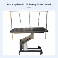 Hydraulic Lift Pet Grooming Table Non-Slip Rubber Surface Adjustable Height Dog Bathing & Trimming S