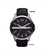 ARMANI EXCHANGE AX2101 MEN'S DRESS QUARTZ LEATHER STRAP WATCH