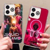 T25 Squid Game TPU Case for Tecno POP 8 Spark 20 9 Go1s 7 Pro Go1 GO 2024 2023