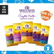 [Bundle Deal] Wellness Complete Health Grain Free Dry Dog Food 4lb / 12lb / 24lb