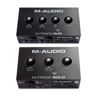 M-Audio M-Track Solo & Duo USB audio interface for recording streaming and podcasts