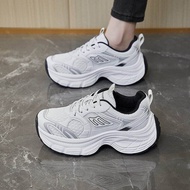 Parisian Dad Shoes Womens Breathable High Top Color Block Casual Sneakers Increased Height Worn Styl