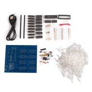 bohemia 3D LED DIY Cube 8x8x8 Electronic Kit Squared White Blue Ray 512 for 4.5 5.5 V 9.3 cm x 10.0