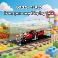 Acrylic display box Transparent case storage box FOR Lego 75955 Hogwarts express train