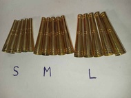 Selut kuningan Asli slut/selongsong untuk gagang /pahul joran pancing
