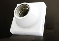 High Quality E27 bulb holder for screw bulb/ 86mm X 86mm ceramic bulb holder/ HDB HIP Toilet Light/Philips UFO LED bulb