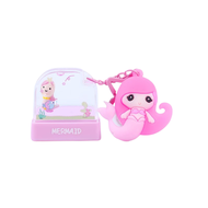 ตรายางตู้น้ำลายน่ารักๆ ตรายางสั่งทำ ตรายางด่วน พวงกุญแจ ขนาด 1.3x3.4 cm. ตรายางปั๊มชื่อ สั่งทำ สีติด