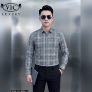 MEN'S SHIRT. DELICATE IN EACH LINE, MODERN GRAY FUR, EASY TO WEAR, EASY TO MATCH, JUST LIKE YOUTH AS