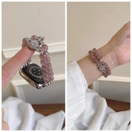 Saturn Cat Eye Bead watch Strap For Xiaomi NFC 10 9 8 Pro 7 6 5 Colorful Translucent Comfortable Ela