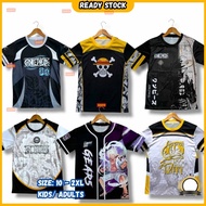 (100cm - 3xl) Full Print Jersey One Piece Adult / Slave Jersey Anime Jersey Anime Cartoon Jersey