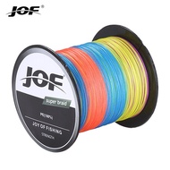 JOF 300m 500m 1000m 8 Strand Japan Super Strong PE Braided Fishing Line Multifilament Braid Thread 2