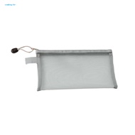 Large Capacity Pencil Bag Clear Mesh Pen Holder Large Capacity Clear Mesh Pencil Bag Portable Statio