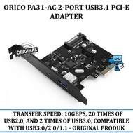 Orico Pa31-Ac 2-Port Usb3.1 Pci-E Adapter - Original