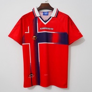 97-98 NW Home Red Retro Football Jersey S-XXL Quick-Dry Sports Shirt AA